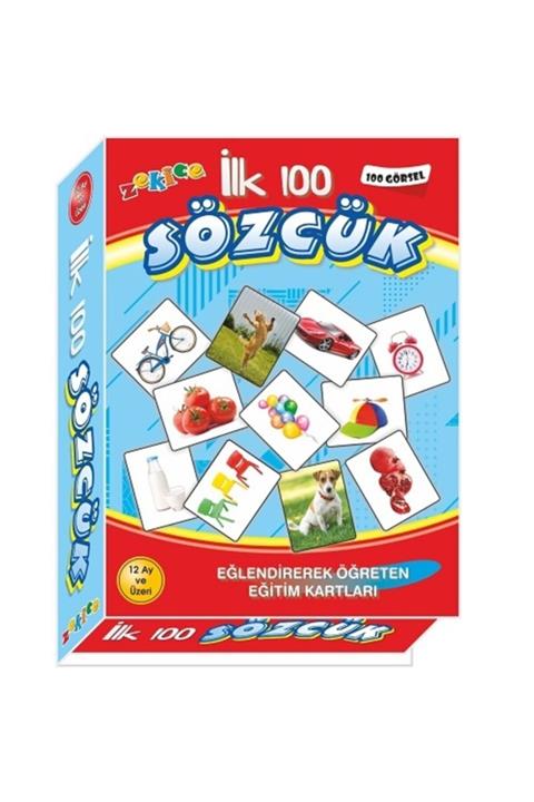 SLV Zekice Ilk 100 Sözcük Eğitici Aktivite Oyun Kartları