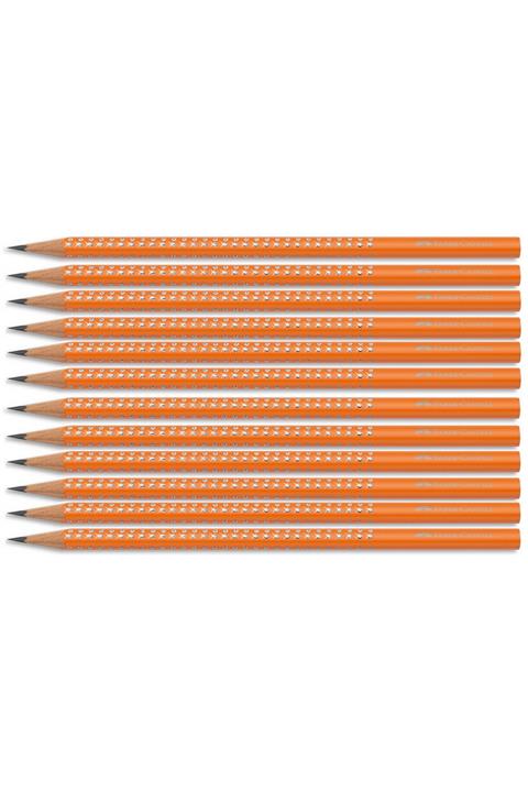 Faber Castell Faber Grip 2001 Üçgen Kurşun Kalem Turuncu 72 Li Paket (5244118318)