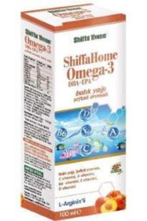 Shiffa Home Omega 3 Balık Yağı Şeftali Aromalı 100 Ml