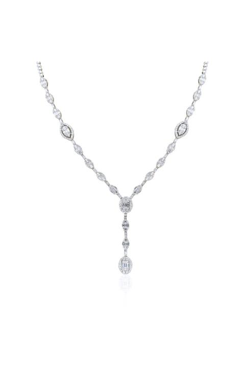 Vav Pırlanta 3,32 Ct 14 Ayar Pırlanta Kolye