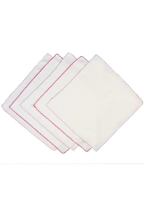 Bebekevi Oyalı Penye Ağız Mendili 10'lu