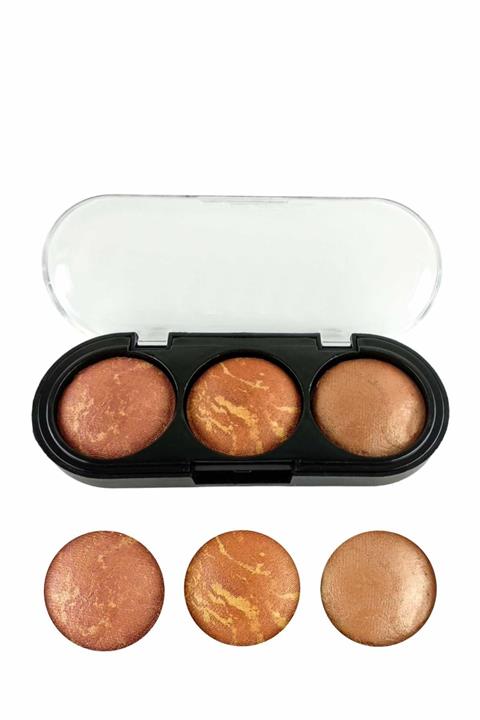 Tikatti 3'lü Allık - Terracotta Blush No : 2