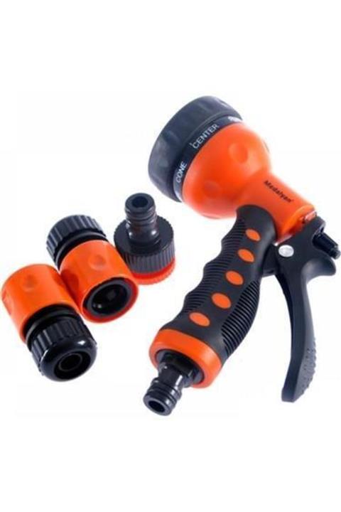 Güzelce Yapı Medalyan Bahçe Sulama Tabancası + 2 Adet Jak + 1 Adet Adaptör