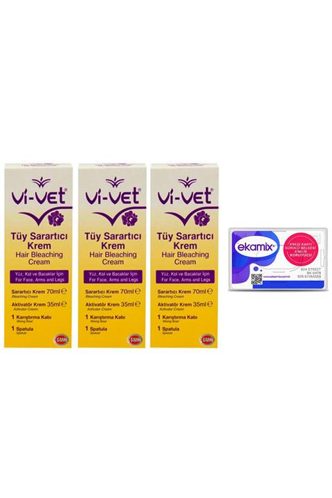 Vivet Vivet Tüy Sarartıcı Krem 3 Adet