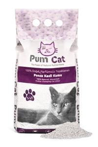 Pum Cat Topaklanan Doğal Kedi Kumu, Kokuyu Emer, 5 Litre, Ponza Kedi Kumu, Kokusuz Pomza