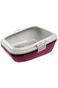 Ferplast Litter Tray Birba Açık Kedi Tuvaleti Siyah 56 X 43 X 21 Cm