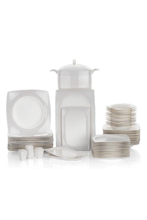 Schafer Wondel Beyaz Yemek Takımı 60 Parça