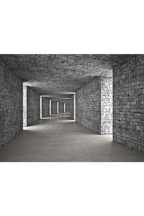 OrhunStore Koridor 3d Poster - 3 Boyutlu Tek Parça Duvar Kağıdı