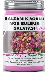 SPANA Balzamik Soslu Mor Bulgur Salatası Ev Yapımı Katkısız 330 gr