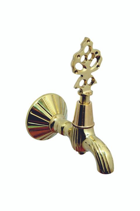 Lider Ağır Osmanlı Musluğu Sarı Pirinç 1/2