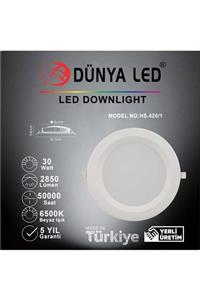 DÜNYA LED Hs.420/1 30w Platinyum 6500k Beyaz Işık