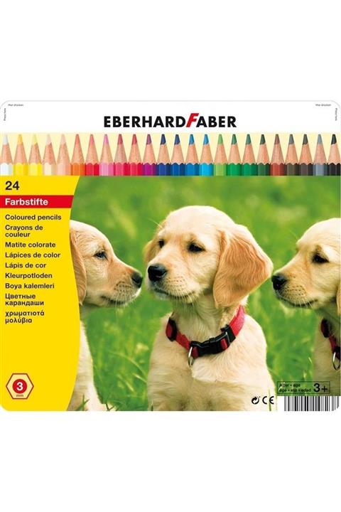 Eberhard Faber Eberhardfaber 24 Renk Altıgen Kuru Boya 3mm Ef-514823