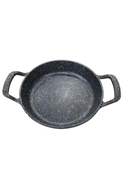 İstoç Türk 22 Cm Gold Chef Granit Döküm Sahan Tava Yanmaz Yapışmaz Iç Düzey