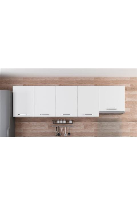 Minar 260 Cm Mutfak Dolabı Beyaz 260-b7-üst Modül