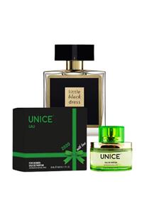 Unice Kozmetik Unice Kadın Lau Edp 35ml Ve Little Black Dress Edp 50ml Kadın Parfüm Seti