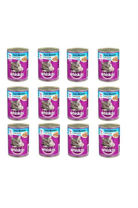 Whiskas Ton Balıklı Kedi Konservesi 400 Gr (12 Adet)