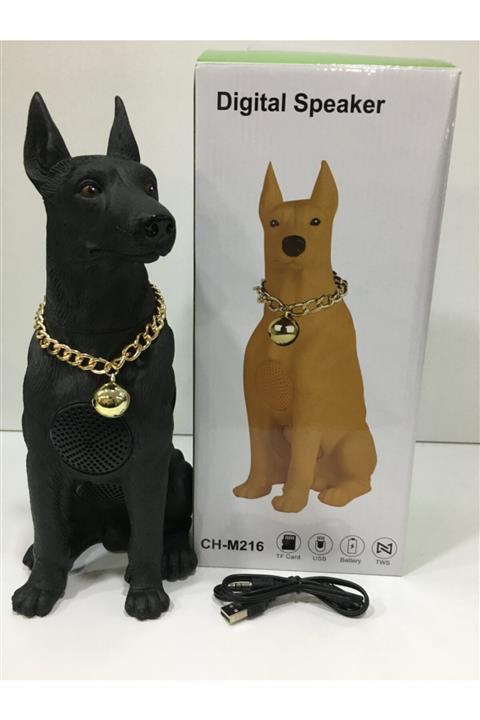 İmpuls Bilişim Siyah Wireless Doberman Dog Speaker