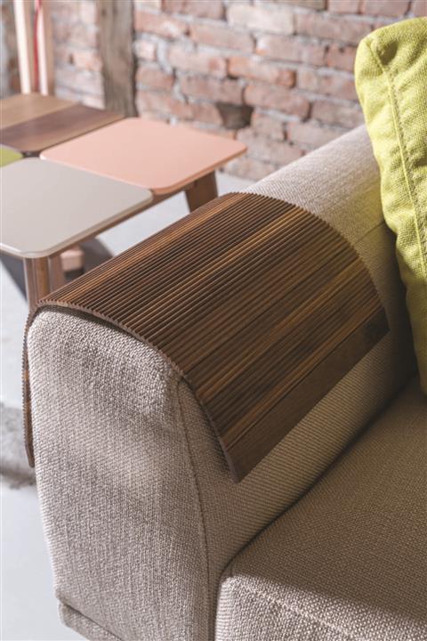 Hayal Fabrikası Kahverengi Kol Sehpası