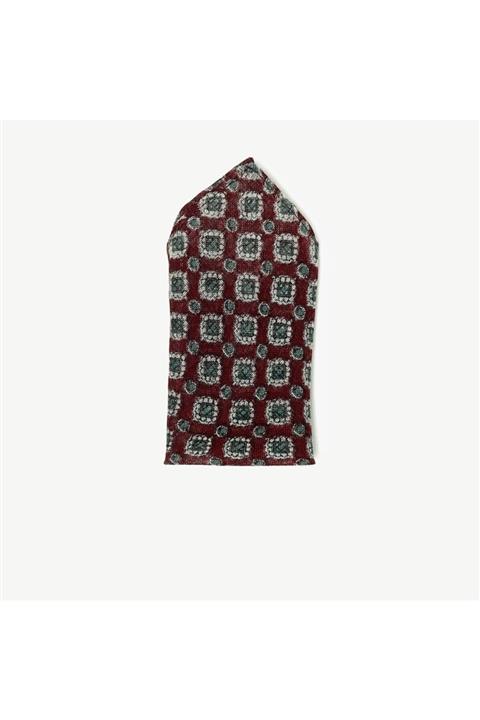 Yargıcı Desenli Yün Mendil