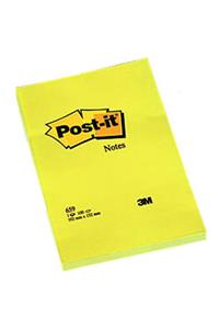 Postit Yapışkanlı Not Kağıdı Büyük Boy Çizgisiz 100 Yp 102x152 Sarı 659-6 Lı Fiyat