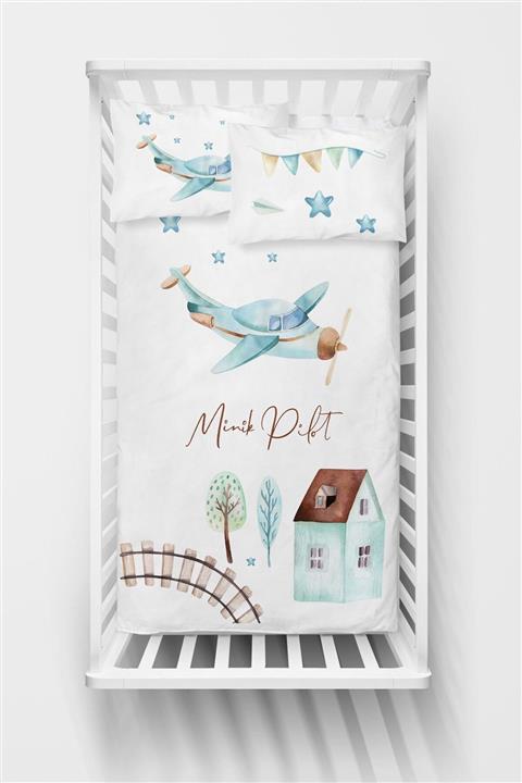 Homamia Bebek Nevresim Seti Uçak