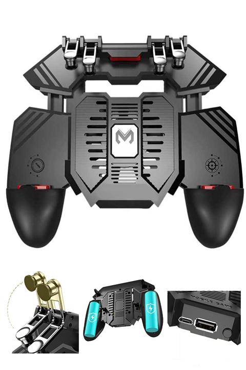 cupcase Samsung Galaxy S20 Fe Için Oyun Konsolu Pubg Fortnite 4000mah Powerbank 4buton Fanlı