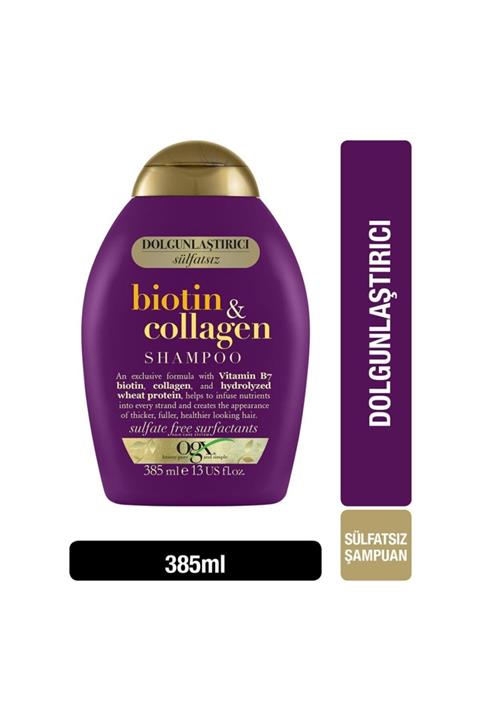 OGX Biotin & Collagen Full Dolgunlaştırıcı Ve Uzatıcı Şampuan 385 Ml