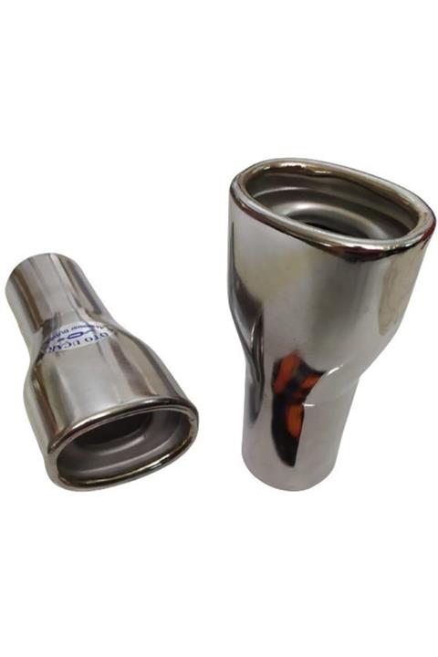 YAVAS OTO Yo186 Cap 51 Oval Tek Kapaklı Egzoz Ucu Paslanmaz