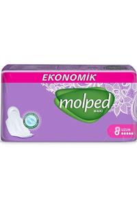 Molped Maxi Uzun Hijyenik Ped 8'li