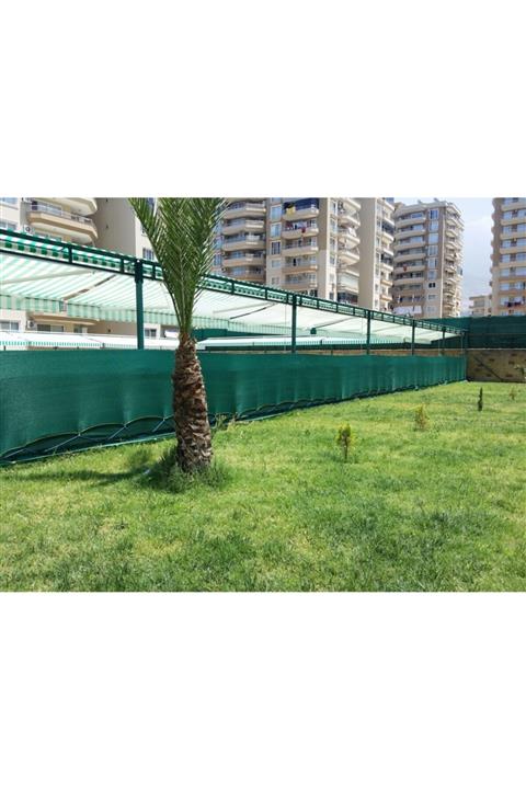 ENGIN Branda Yeşil File 2x4 Jüt Gölgelik Balkon Gölgeliği