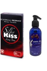 Silky Kiss Prezervatif ve Kayganlaştırıcı Yağ Seti 120 ml