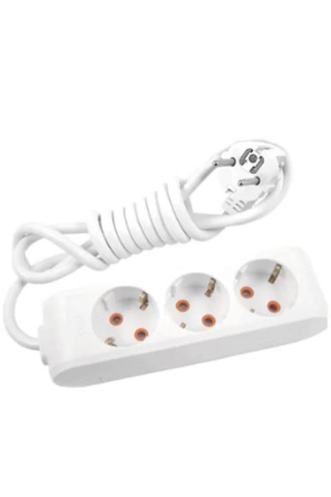 VİKO Multi-let 3 Lü Kablolu Grup Priz 2 Metre