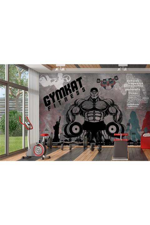 Özen Duvar Kağıtları Spor Salonu Duvar Kağıdı Body Fitness Salonu