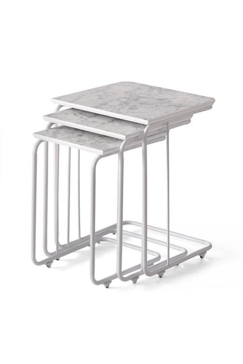 Oyks Beyaz Mermer Desen C Zigon Mdf Zigon