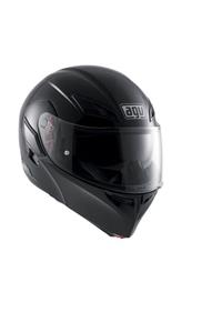 AGV Compact St Solid Plk Black Çene Açilir Kask - Pinlock Dahil