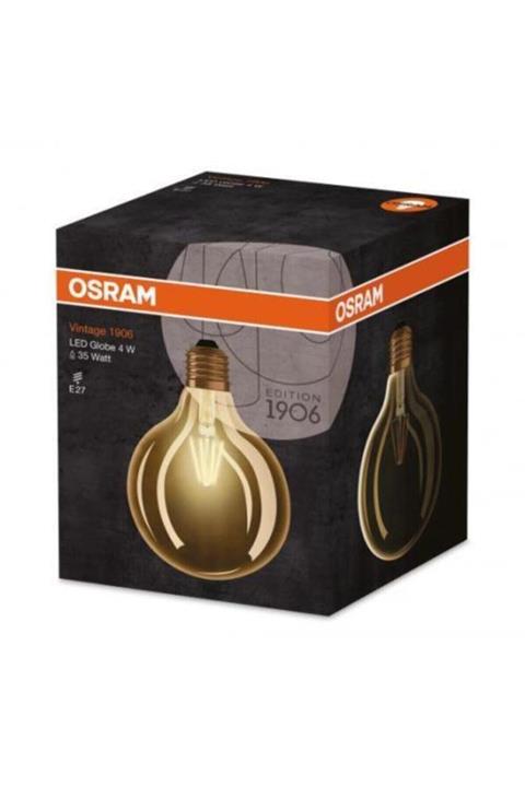Osram Vintage 1906 Led Globe 4w 4'lü Paket