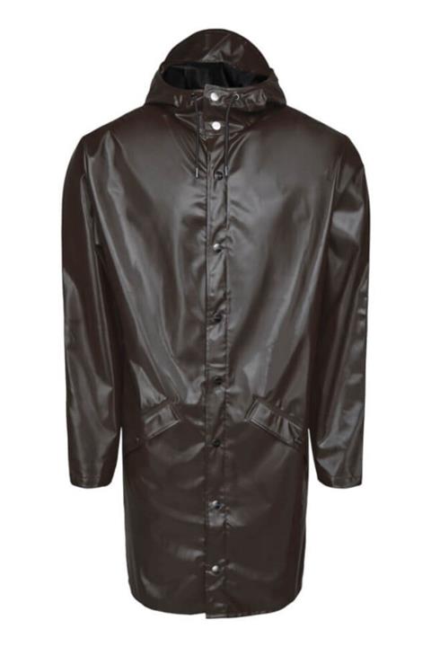 Rains Long Jacket Shiny Brown 1202-ShinyB_RNS