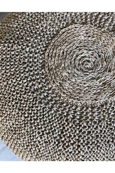 Dolce Vita Concept Organik Hasır Puf Küçük