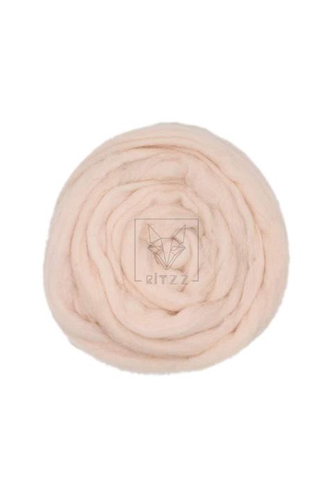 Ritzz Yün Keçe 071 // Keçeleşen Yün // Açık Pudra