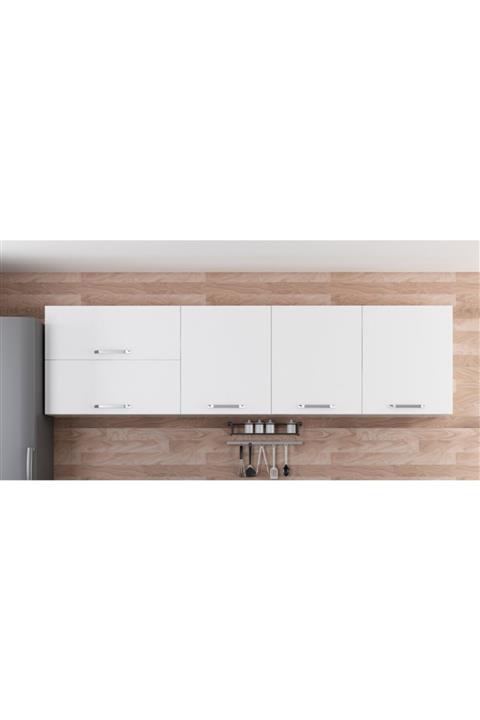 Minar 270 Cm Mutfak Dolabı Beyaz 270-b1-üst Modül