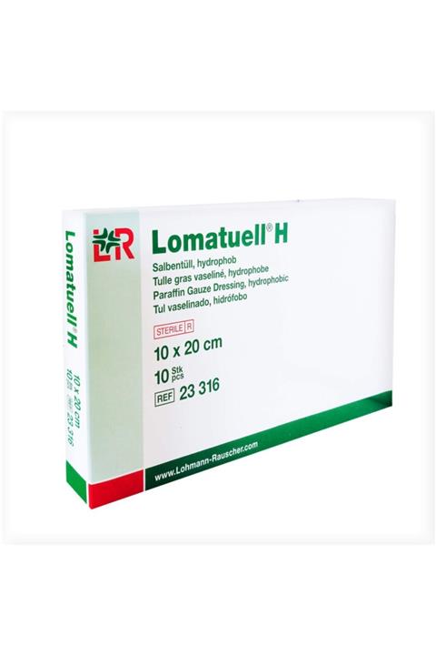 Lohmann & Rauscher Lomatuell H Parafinli Tül Yara Ört. 10 X 20 Cm -3 Adet