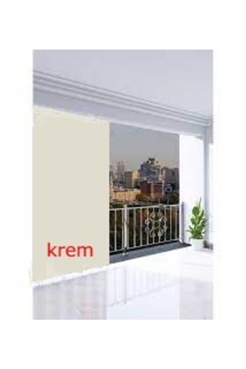 branda 3x200 Kornişli Balkon Perdesi