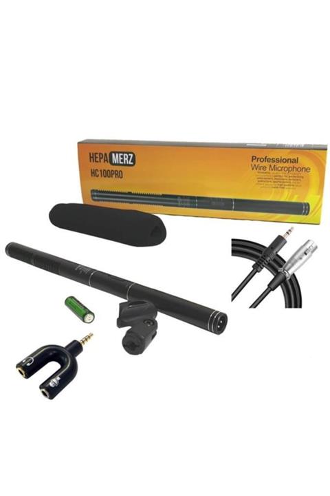 HepaMerz Hepa Merz Hc-100m Mobil Cep Telefonu Röportaj Mikrofonu