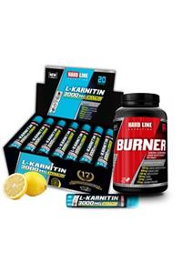 Hardline L-karnitin Matrix Limon Aromalı 3000 Mg Burner Kombinasyonu