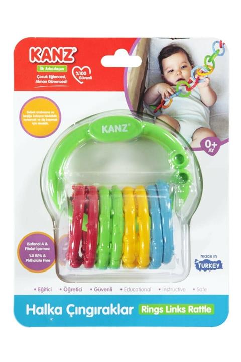 ÖFA TOYS Enfal Oyuncak Bebekler Için Halka Çıngırak