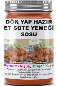 SPANA Dök Yap Hazır Et Sote Yemeği Sosu Ev Yapımı Katkısız 330gr