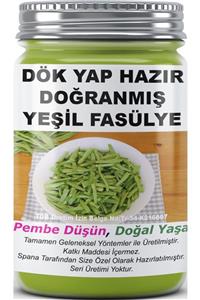 SPANA Dök Yap Hazır Doğranmış Yeşil Fasülye Ev Yapımı Katkısız 330gr