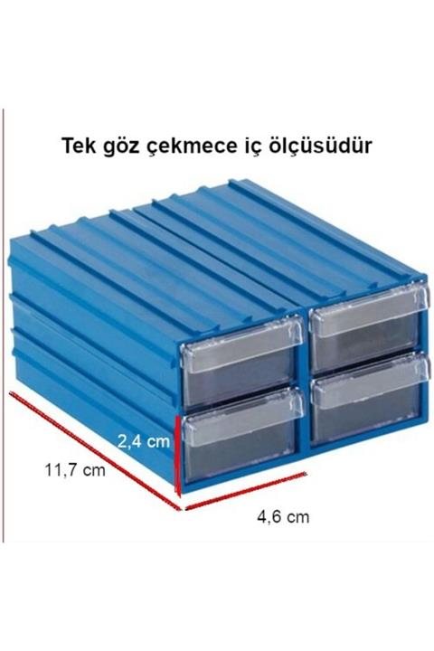 Sembol Plastik Sembol 300 Plastik Çekmeceli Kutu 60 Çekmeceli