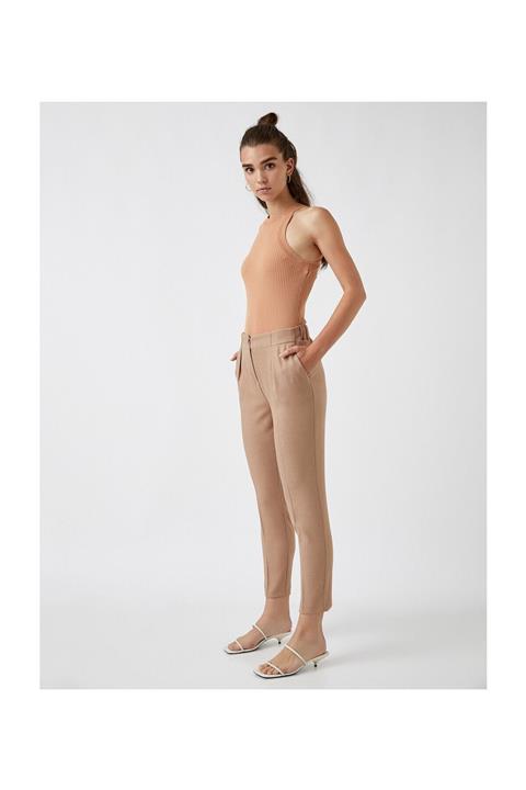 Koton Kadın Kahverengi Jeans 2KAK42344UW