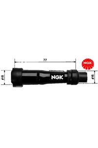 MOTOSPARTAN Buji Başlığı Ngk Sd05f 8022 Siyah